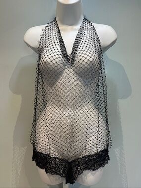 Yandy Fishnet Jewel Lingerie Large/XLarge